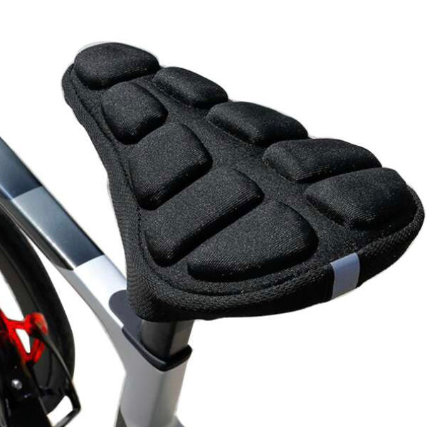 CozyBike crna, mekana navlaka za sjedalo za bicikl za udobniju vožnju