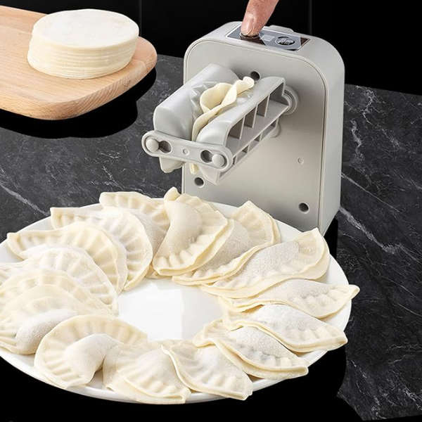 Doughie stroj za oblikovanje tijesta u pripremi gyoza.