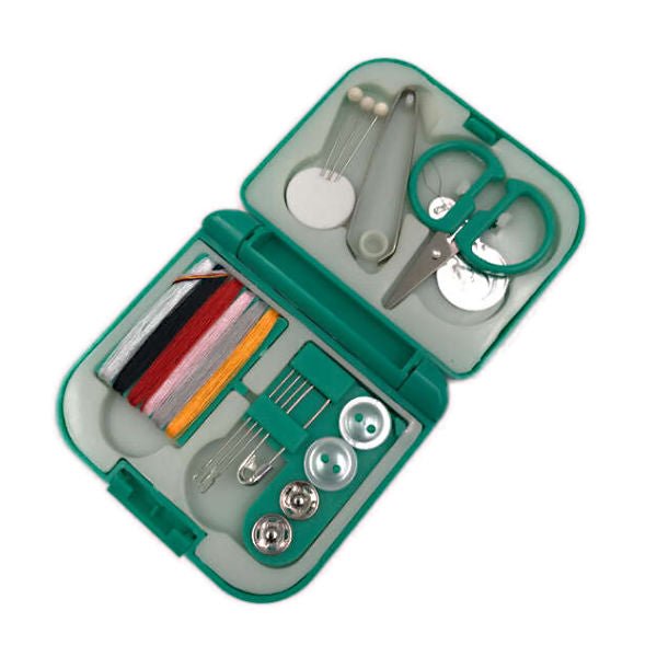MiniSew, prijenosni mali set za šivanje s raznim koncima, škaricama i ostalim dodacima