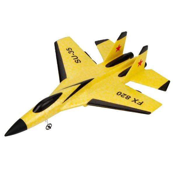 Planey žuti avion igračka s daljinskim upravljanjem